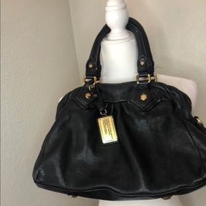 Marc by Marc Jacobs black leather shoulder bag